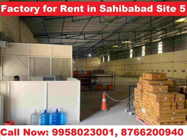 6000 Sq.Ft. Factory for Rent in Sahibabad Industrial Area Site 4 Ghaziabad