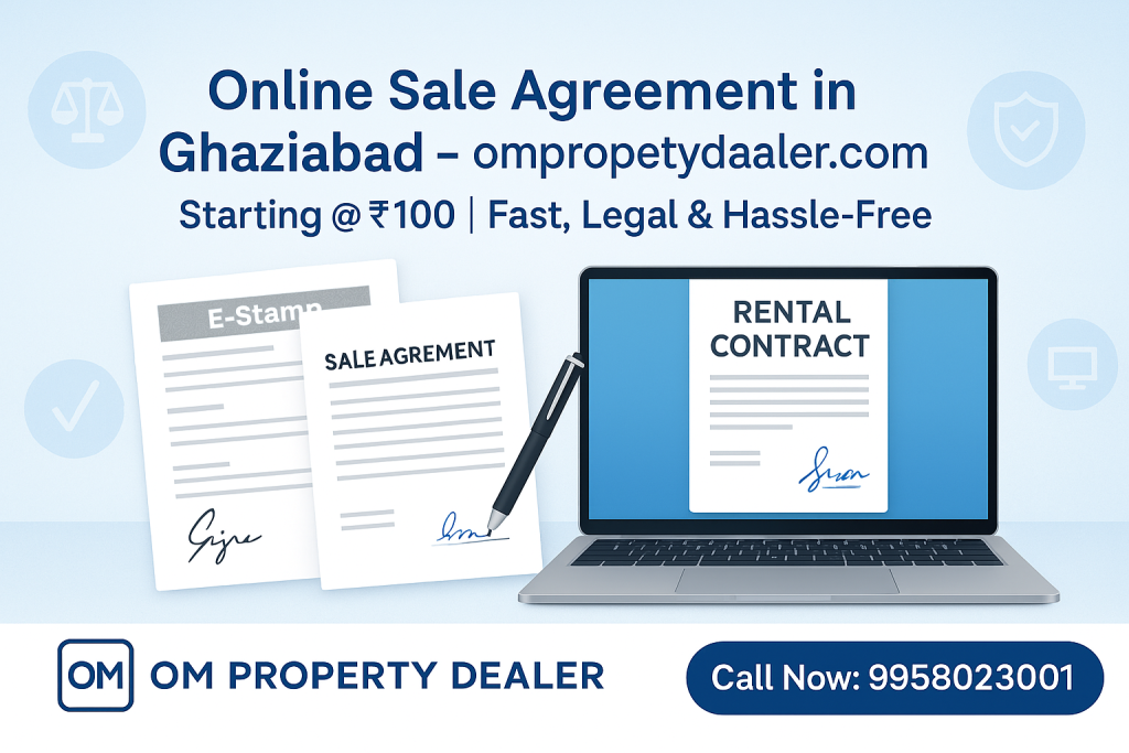 Online Sale Agreement in Ghaziabad