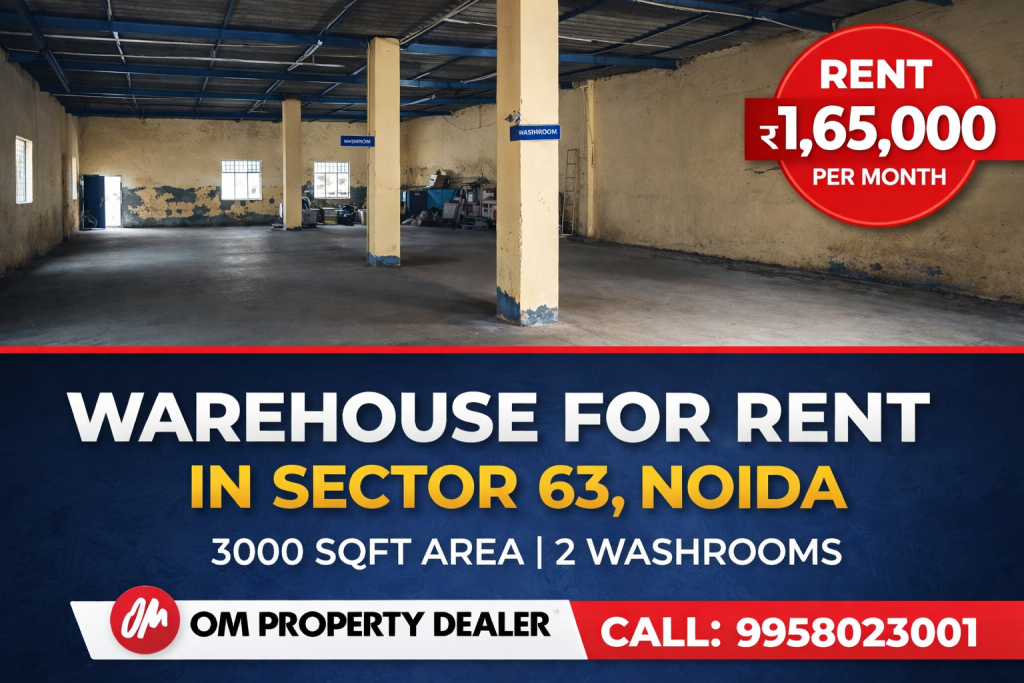 3000 Sqft Warehouse for Rent in Sector 63 Noida in Sector 63 Noida