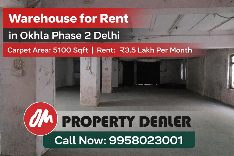 5100 Sqft Warehouse for Rent in Okhla Phase 2 Delhi