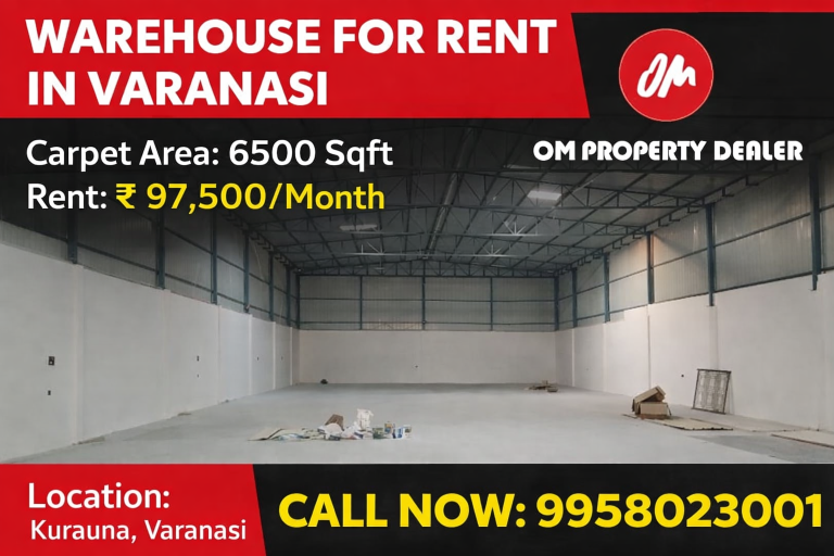 6500 Sqft Warehouse for Rent in Kurauna Varanasi - Property Image