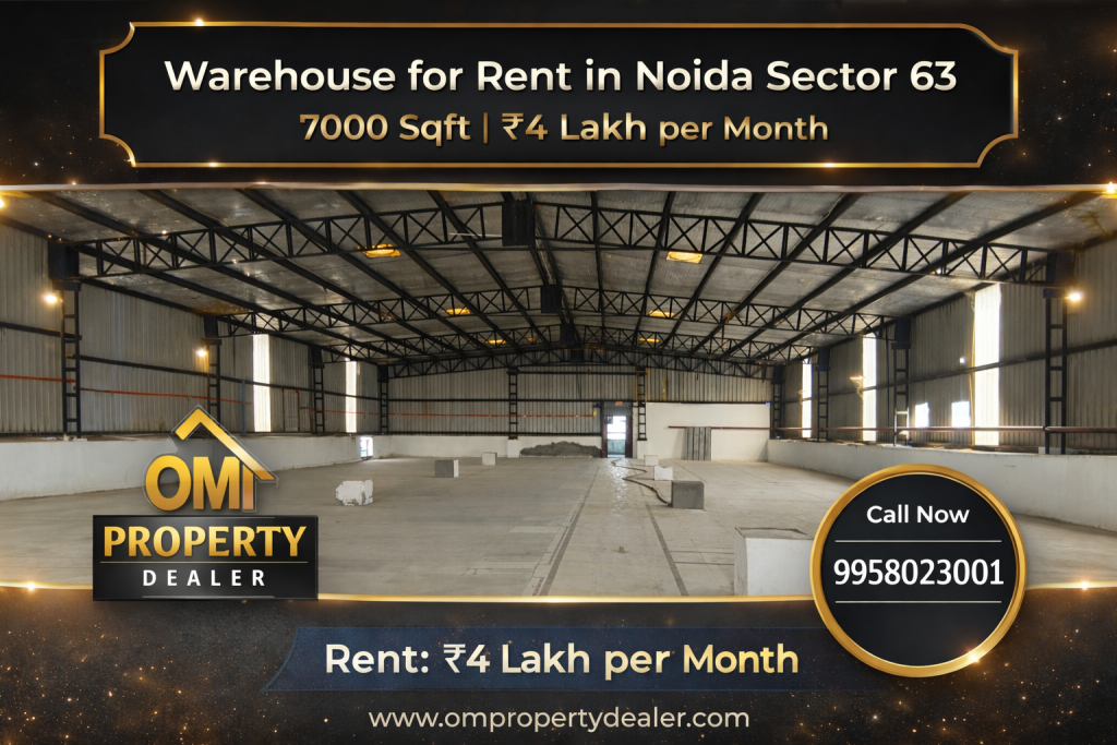 7000 Sqft Warehouse for Rent in Noida Sector 63 in Sector 63