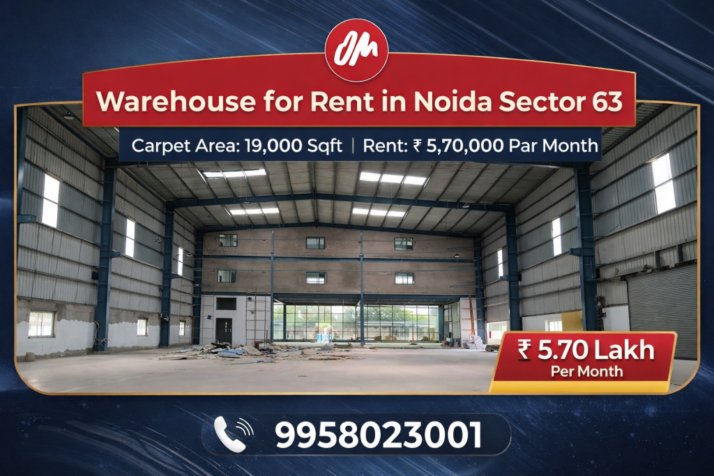 19000 Sqft Warehouse for Rent in Noida Sector 63 in Sector 63