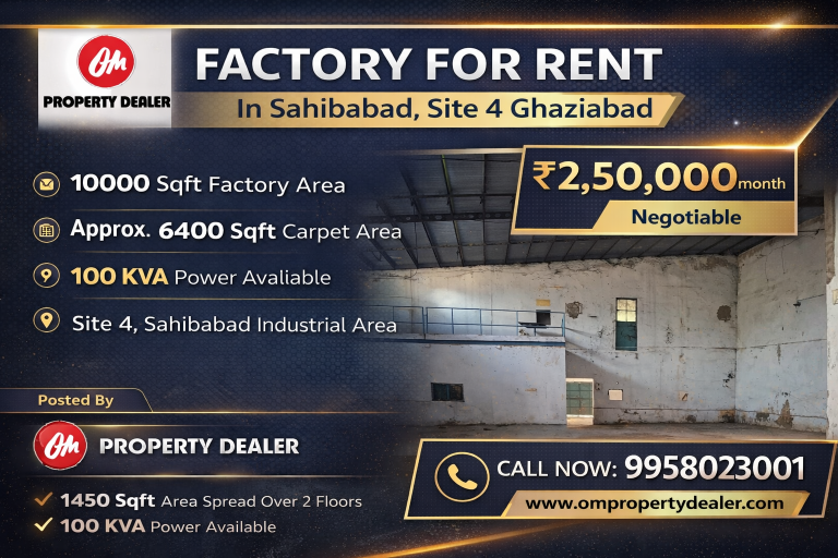 10000 Sqft Factory for Rent in Sahibabad Site 4