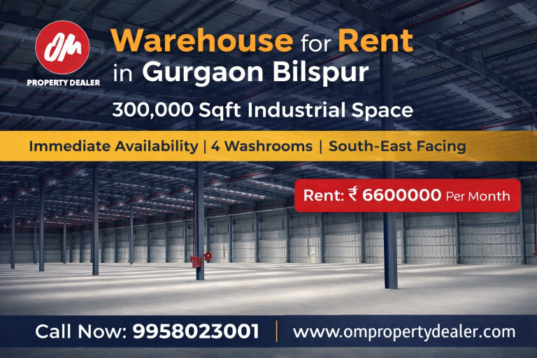 300000 Sqft Warehouse for Rent in Gurgaon Bilaspur