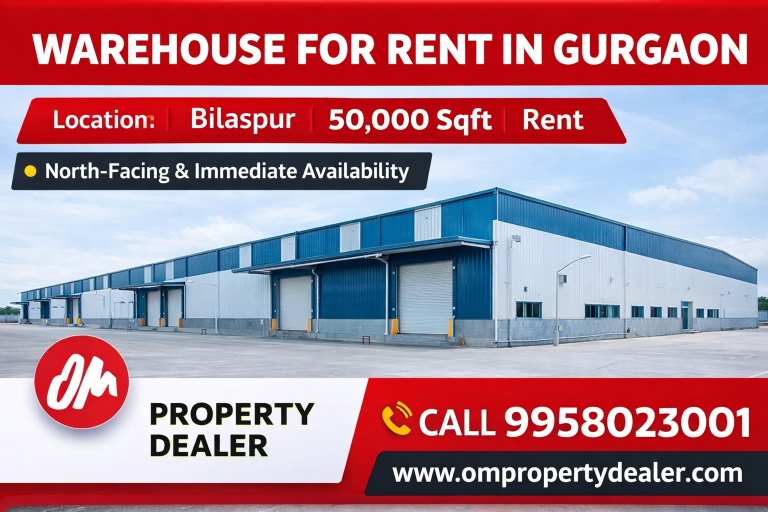 50000 Sqft Warehouse for Rent in Gurgaon Bilaspur
