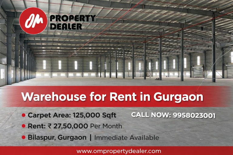 125000 Sqft Warehouse for Rent in Gurgaon Bilaspur