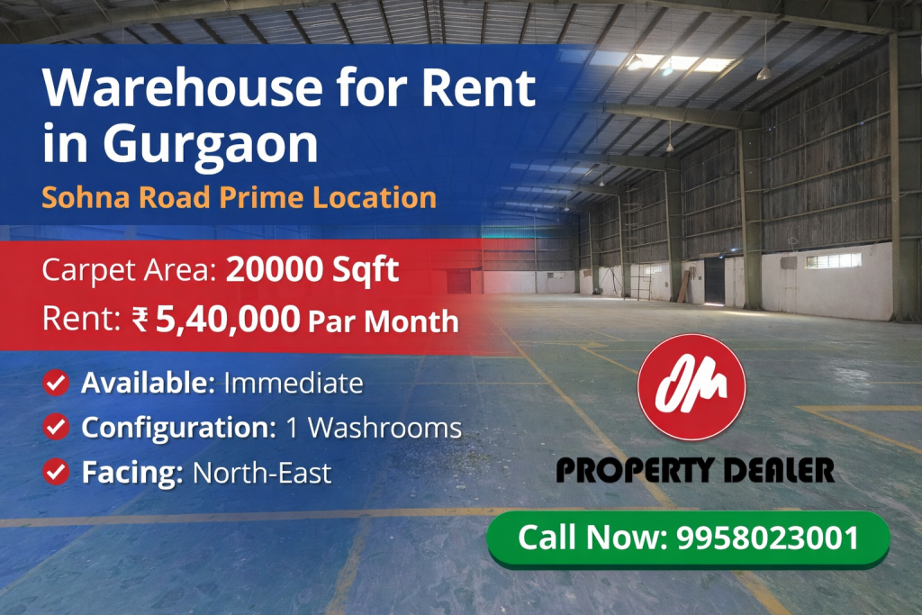 Warehouse for Rent in Gurgaon Sohna Road