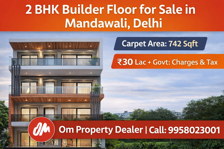 2BHK Builder Floor for Sale in Mandawali Delhi | ₹30 Lac - Property Image