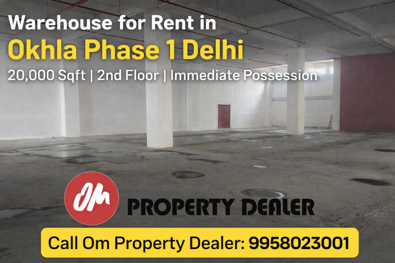 20000 Sqft Warehouse for Rent in Okhla Phase 1 Delhi
