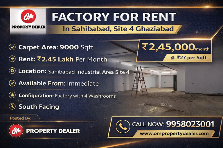 9000 Sqft Factory for Rent in Sahibabad Site 4