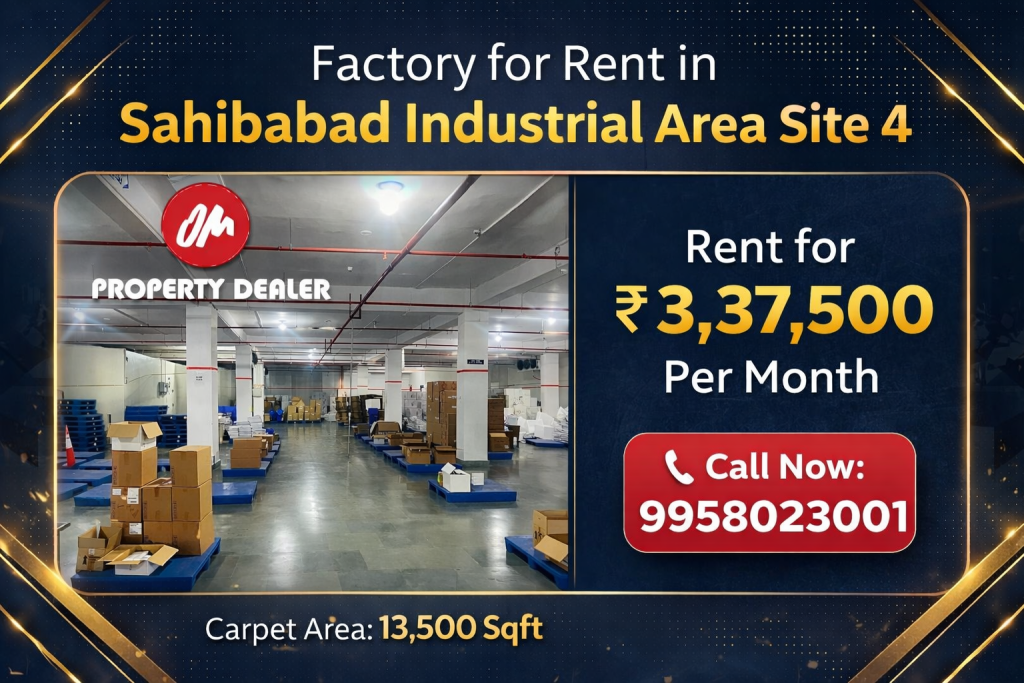 Factory for Rent in Sahibabad Industrial Area