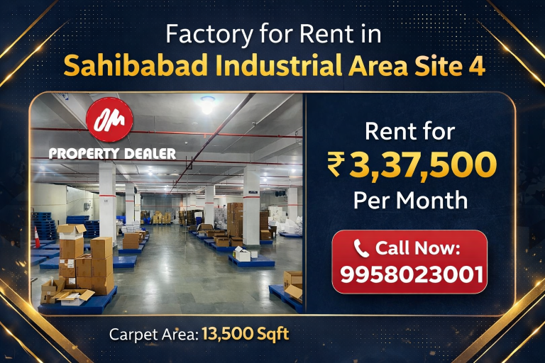 13500 Sqft Factory for Rent in Sahibabad Industrial Area Site 4