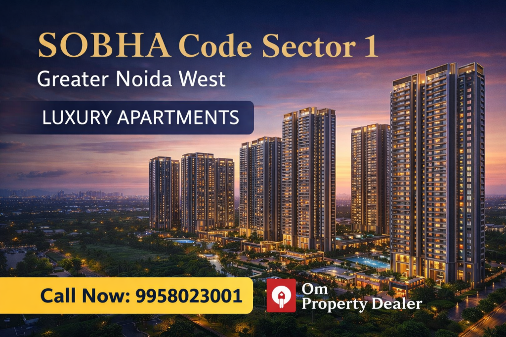 sobha code sector 1 greater noida west luxury apartments