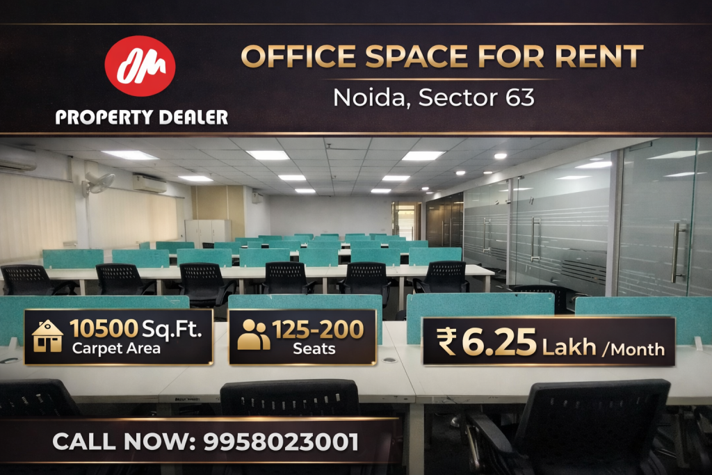 10500 SqFt  Office Space for Rent in Noida Sector 63 in Sector 63