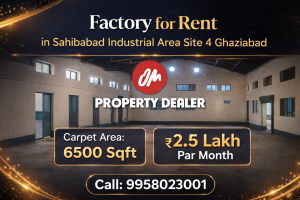 Factory for Rent in Sahibabad Industrial Area Site 4 Ghaziabad