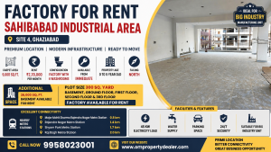 Factory for rent in Sahibabad Industrial Area