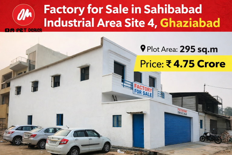295 Sq.m Factory for Sale in Sahibabad Industrial Area