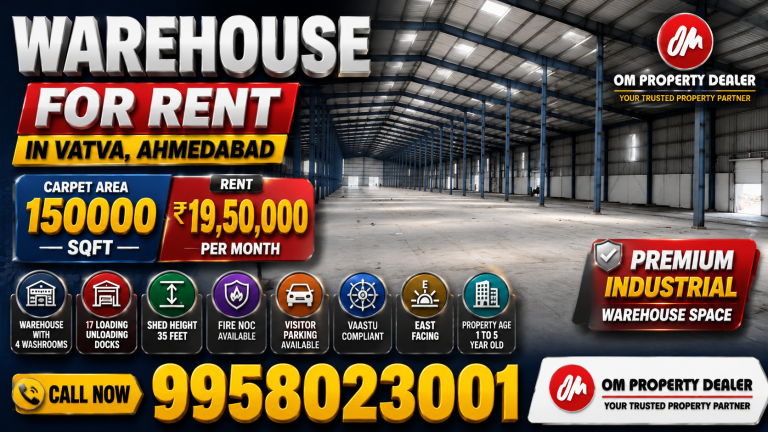 150000 Sqft Warehouse for Rent in Vatva Ahmedabad