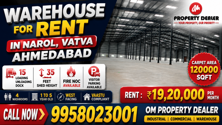 120000 Sqft Warehouse for Rent in Narol Vatva Ahmedabad
