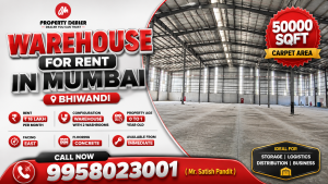50000 Sqft Warehouse for Rent in Mumbai