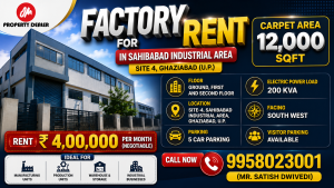 Factory For Rent in Sahibabad Site 4 Ghaziabad