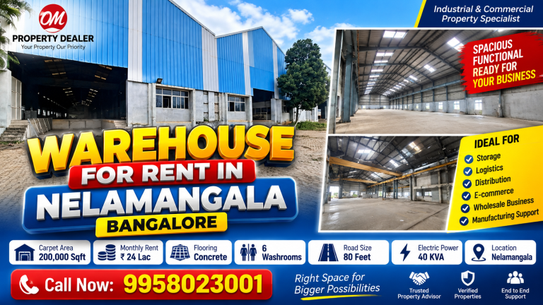 100000 Sqft warehouse for rent in Nelamangala Bangalore - Property Image