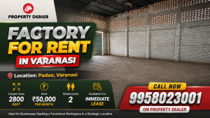 2800 Sqft Factory for Rent in Varanasi