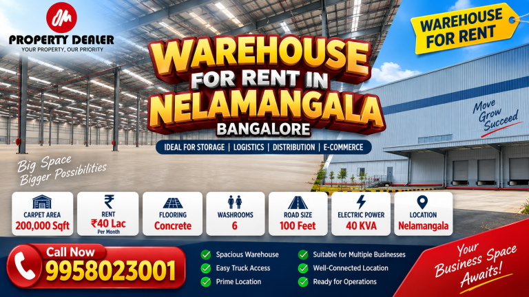 200,000 Sqft Warehouse for Rent in Nelamangala Bangalore - Property Image
