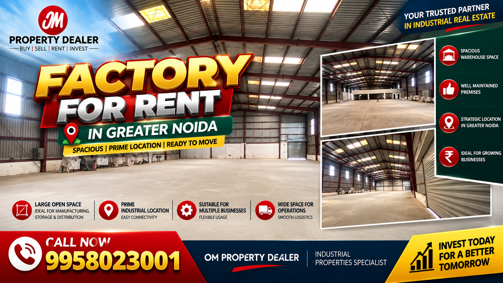 19368 Sqft Factory for Rent in Greater Noida