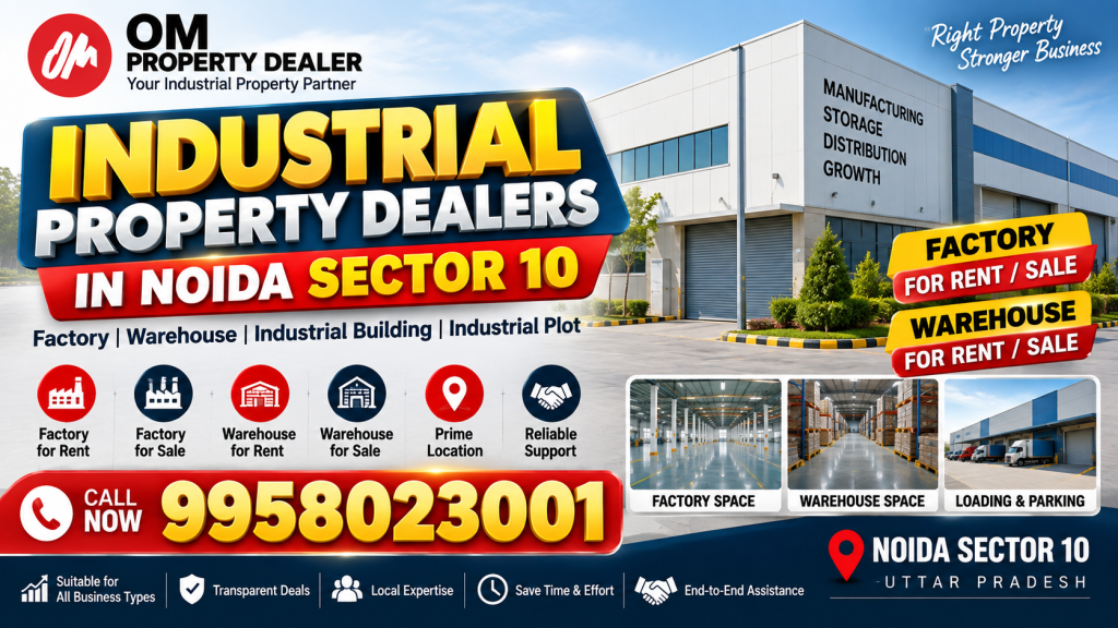 Industrial Property Dealers in Noida Sector 10
