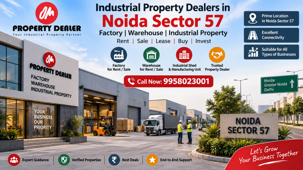 Industrial Property Dealers in Noida Sector 57