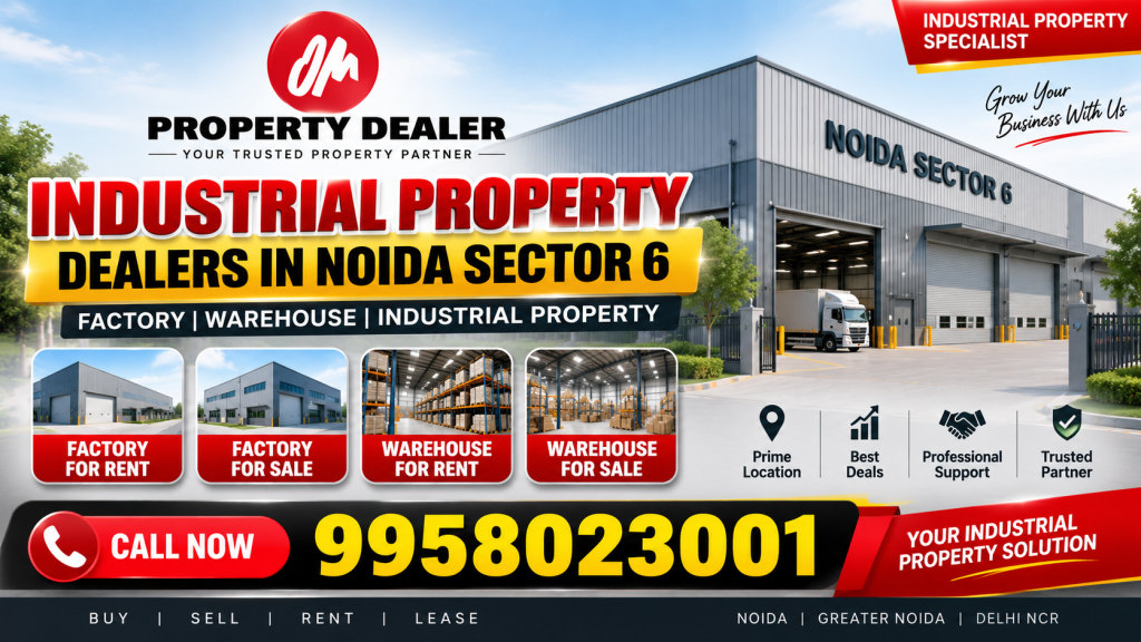Industrial Property Dealers in Noida Sector 6