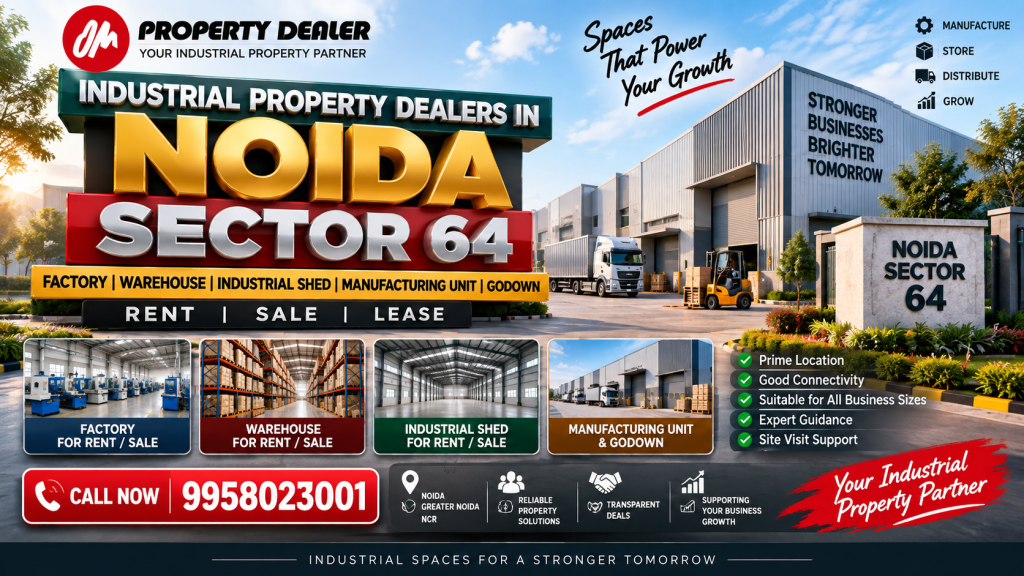 Industrial Property Dealers in Noida Sector 64
