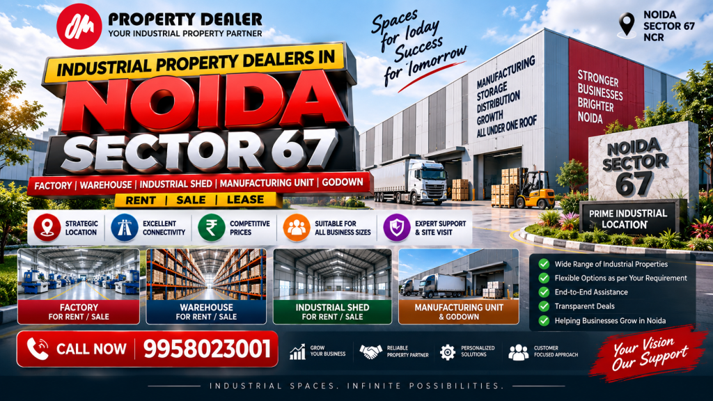 Industrial Property Dealers in Noida Sector 67