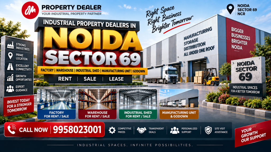 Industrial Property Dealers in Noida Sector 69