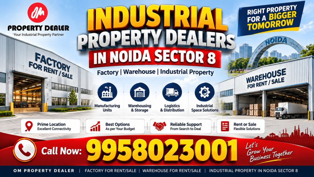 Industrial Property Dealers in Noida Sector 8
