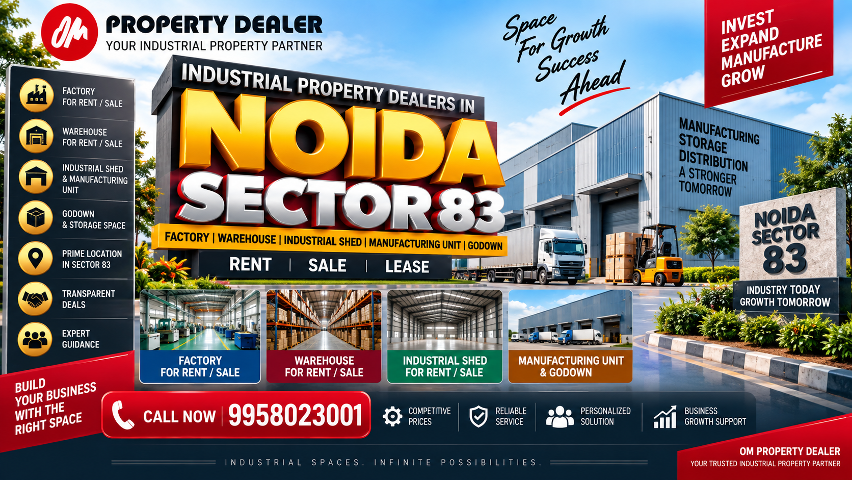 Industrial Property Dealers in Noida Sector 83