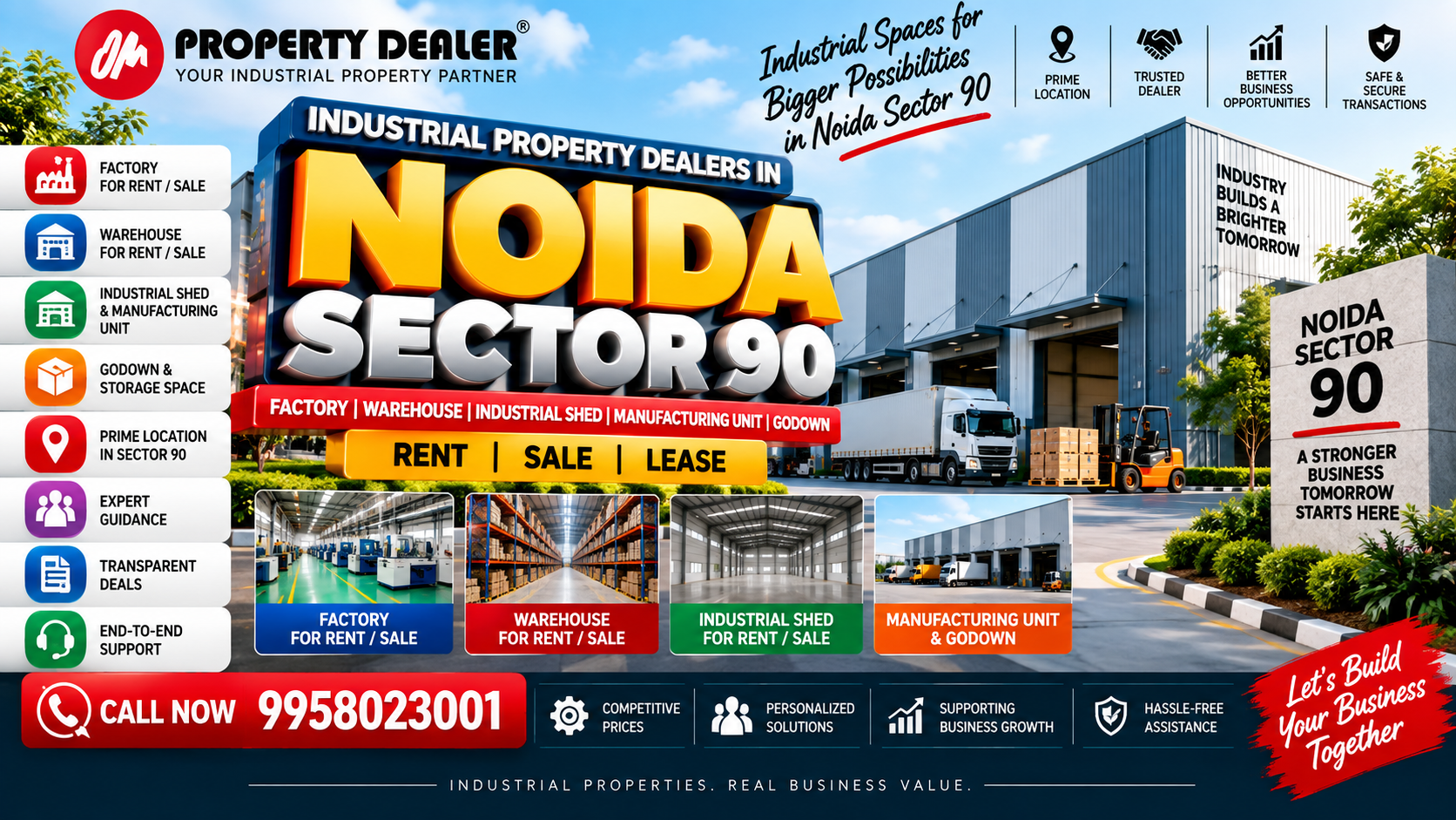 Industrial Property Dealers in Noida Sector 90