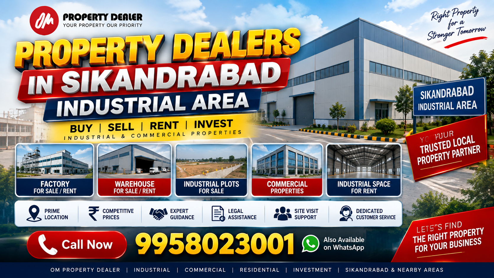 Property Dealers in Sikandrabad Industrial Area