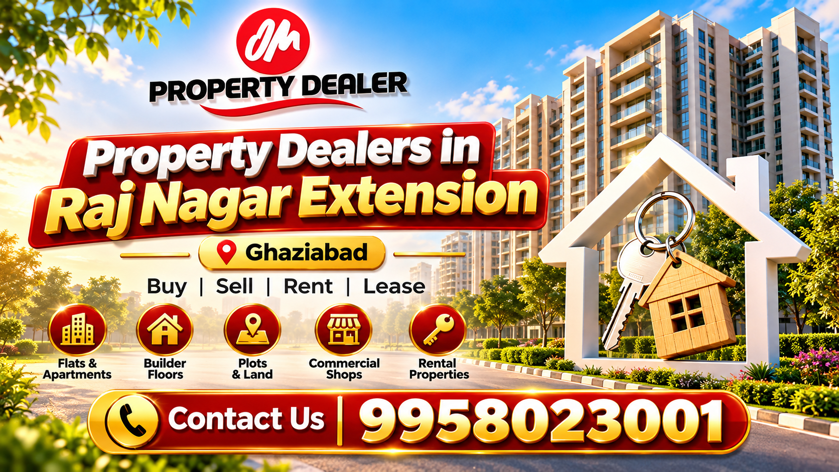 Property Dealers in Raj Nagar Extension